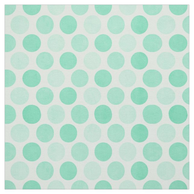 Tela azul de puntos de polk Aqua (Retal)