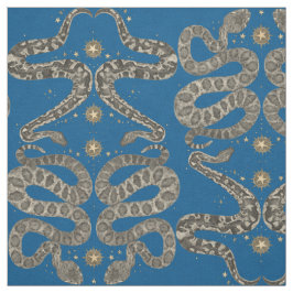 tela azul de serpientes celestiales