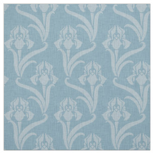 Tela Azul del cielo Art Nouveau Iris