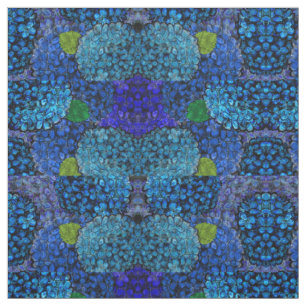 Tela azul del Hydrangea