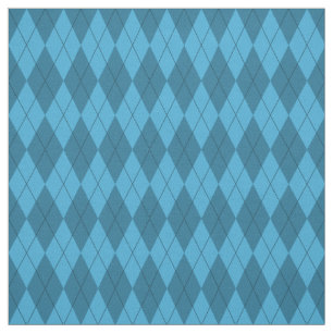 Tela azul del modelo de Argyle