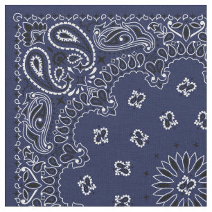Tela azul del pañuelo