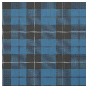 Tela azul del tartán de la caza de Ramsay Ramsey