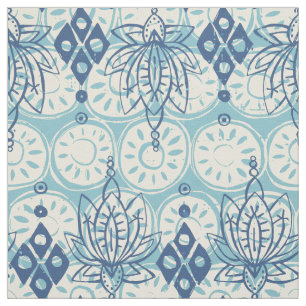Tela azul diamante lotus
