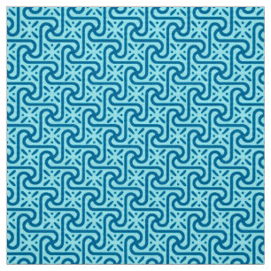 Tela Azul egipcio del modelo, de la turquesa y de