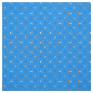 Tela Azul Flor de Lis, Lili francesa