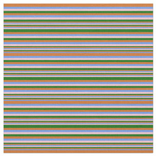 Tela Azul flor de maíz, chocolate, verde oscuro y rosa