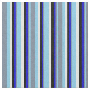 Tela Azul, gris pizarra claro, azul, negro y cian liger