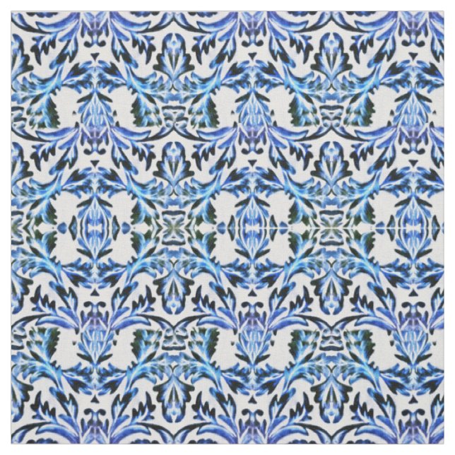 Tela Azul hoja perdida (Retal)