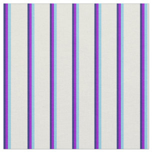 Tela Azul medianoche, violeta oscuro, azul cielo y beig