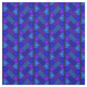 Tela Azul patrón penta