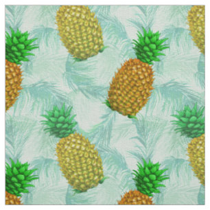 Tela Azul piña hawaiano