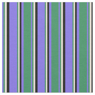 Tela Azul pizarra media, verde marino, bizcocho y negro