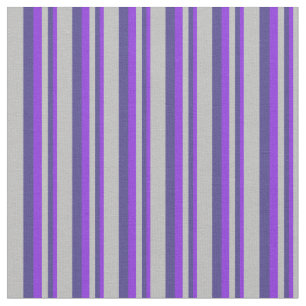 Tela Azul pizarra morado, azul oscuro y franjas de colo