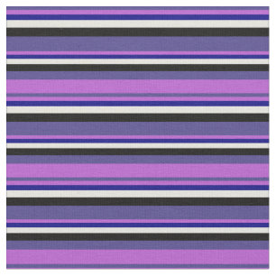 Tela Azul pizarra oscura, orquídea, azul, beige y negro