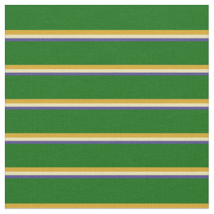 Tela Azul pizarra oscura, Tan, Goldenrod y Green oscuro