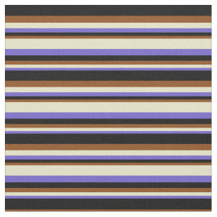 Tela Azul pizarra, Pale Goldenrod, Brown y Black