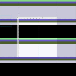 Tela Azul pizarra, verde oliva, lavanda, negro y verde