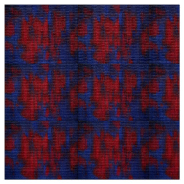 Tela Azul/Rojo abstracto (Retal)