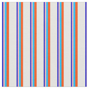 Tela Azul, rosa claro, azul cielo profundo, rojo y blan