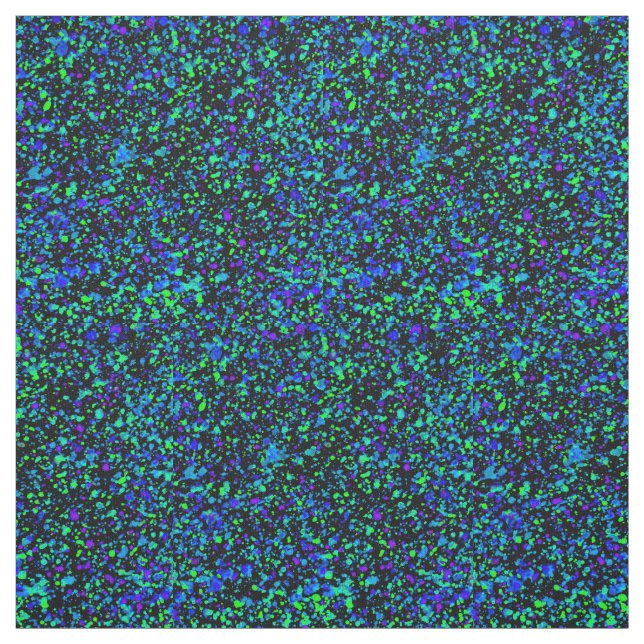 Tela Azul Salpicado - Algodón Pima (Retal)