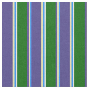 Tela Azul, Tan, Azul pizarra oscuro, Verde oscuro, crem