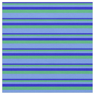 Tela Azul, verde mar y azul de Cornflower