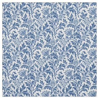 Tela Azul y blanco del modelo del cardo de William