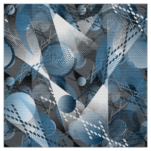Tela Azul y gris. Abstracción.