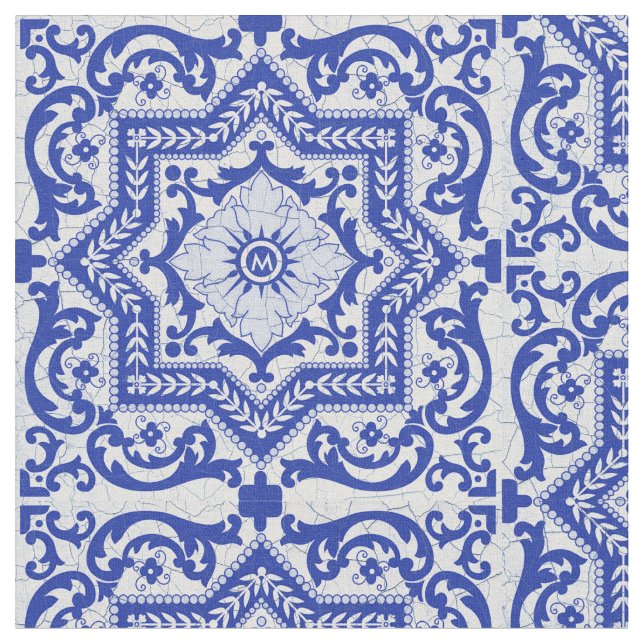 Tela Azulejo Vintage (De cerca)