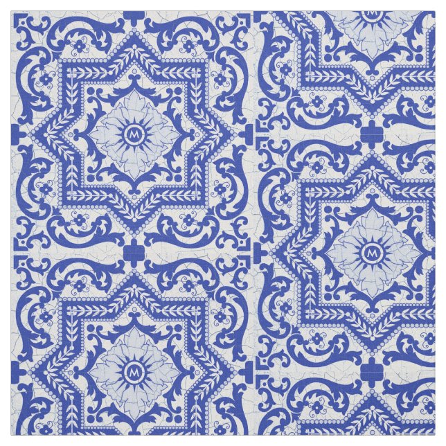 Tela Azulejo Vintage (Retal)