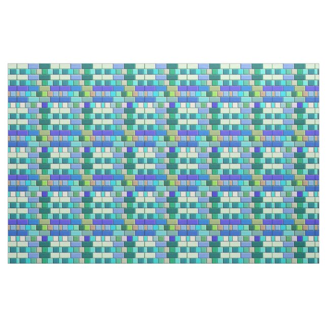 Tela Azulejos Azules Zafiro ("Cuarto gordo" (fat quarter))
