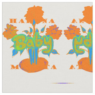 Tela Baby Hakuna Matata Personalizado Combed Cotton Fab