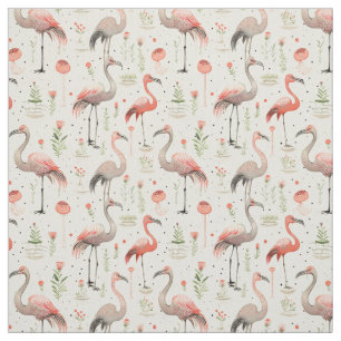 Tela Bailando en el aire: Flamingo caprichoso