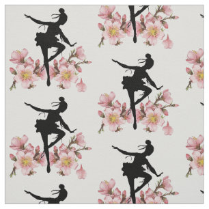 Tela Bailarina de cerezo de flores