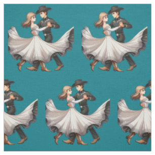 Tela Bailarines del país occidental Waltzing cualquier