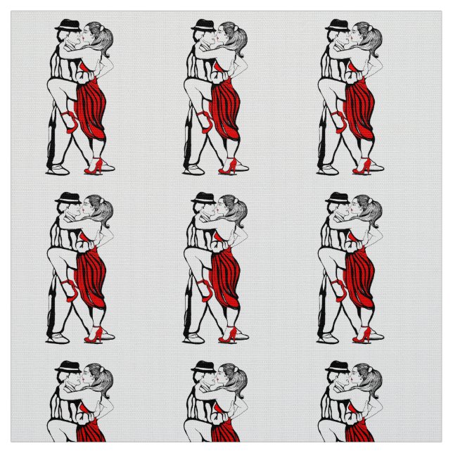Tela Bailarines del tango (Retal)