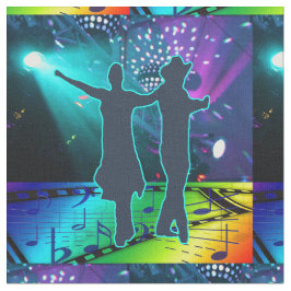 Tela Bailarines occidentales del país 2 luces y músicas
