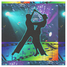 Tela Baile De Baile Pareja De Luces Y Música #4