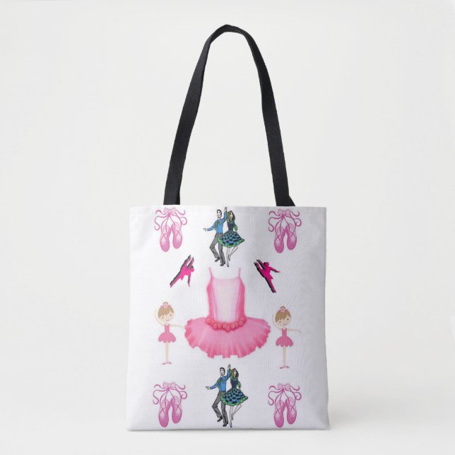 Tela baile de bolso de tote (Anverso)