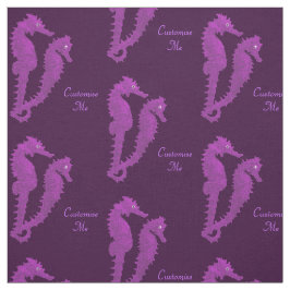 Tela Baile De Los Caballos De Mar (Púrpura)