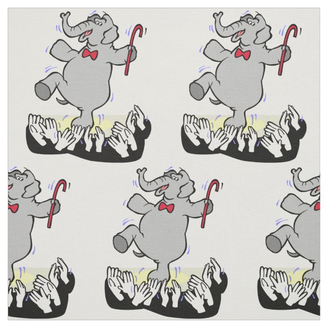Tela Baile Elefante Para La Multitud Cualquier COLOR (Retal)