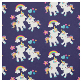Tela Baile lindo Unicornio arcoiris mágico y estrellas
