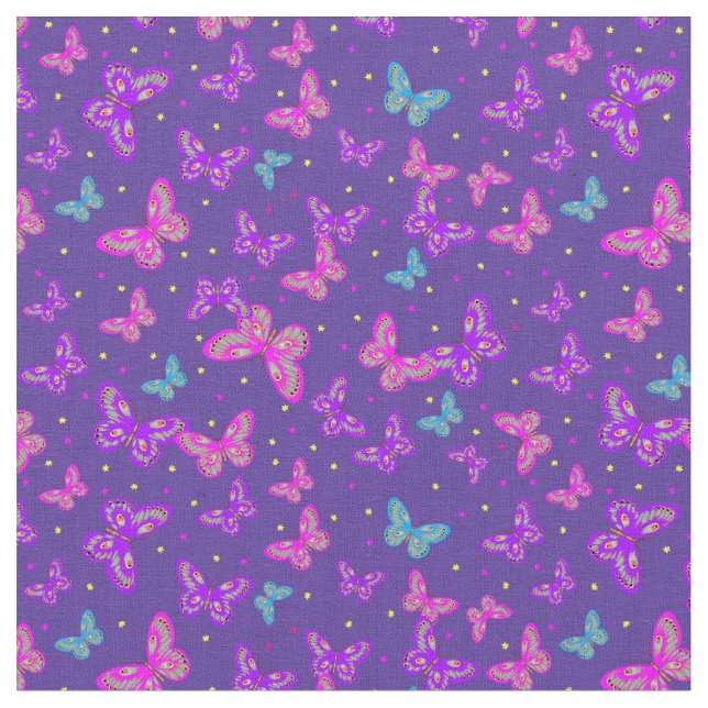 Tela Baile mariposa (De cerca)