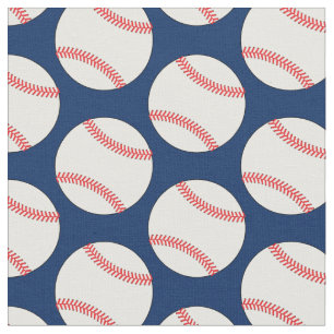 Tela Balas de béisbol Marina Deportiva Azul