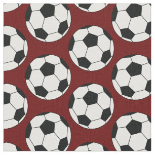 Tela Balas de fútbol Maroon Burgundy