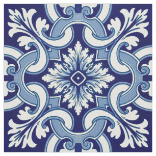Tela Baldosa azul portuguesa