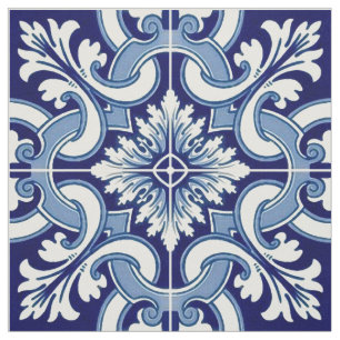 Tela Baldosa azul portuguesa