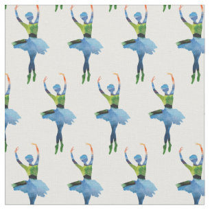 Tela Ballerina Dancer Watercolor Art