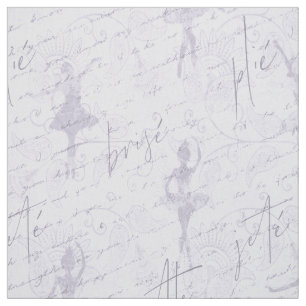 Tela Ballerina mueve Violeta de patrón ID738